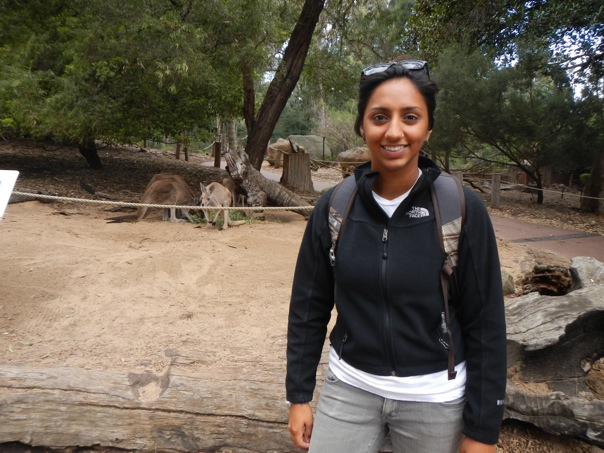August 2012 - Chilling with kangaroos, Perth, Australia.