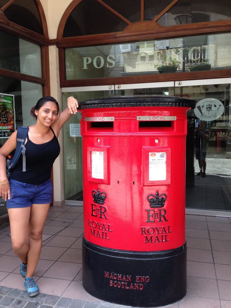 July 2014 - Exploring mailboxes in Gibraltar.