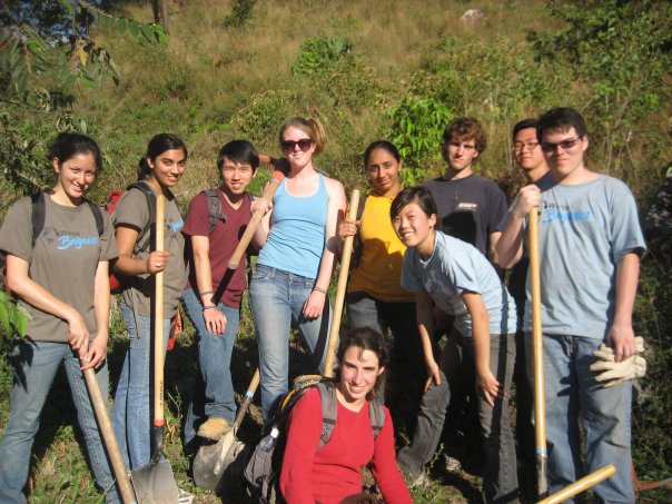 Winter 2010 - Building clean water infrastructure, Los Parajillos, Honduras.