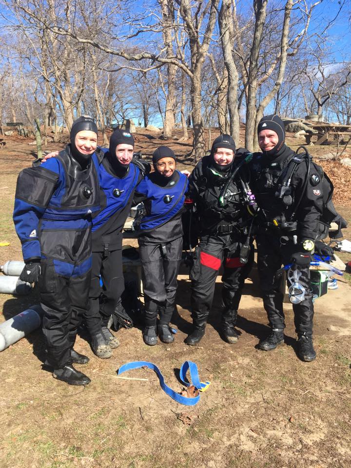 Feb 2017 - Dry suit diving in Massachusetts!