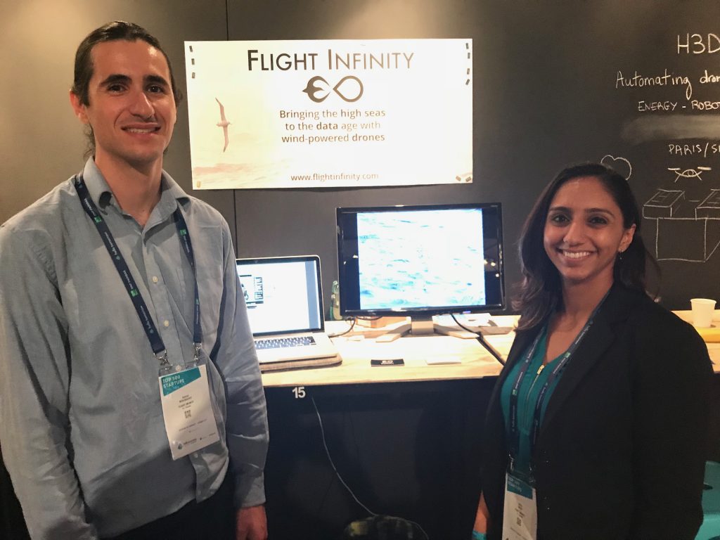 October 2017 - Representing Flight Infinity as one of the 500 Deep-Tech Startups at Hello Tomorrow in Paris, France.