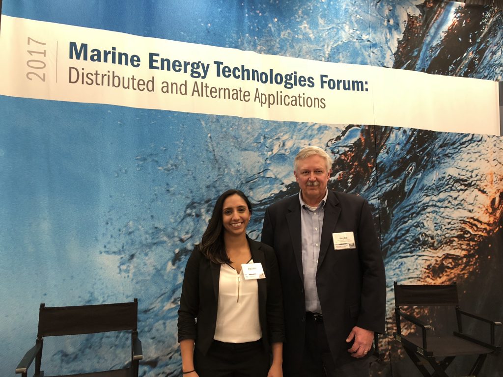 December 2017 - Presenting my research at the Department of Energy Marine Energy Technologies Forum.
