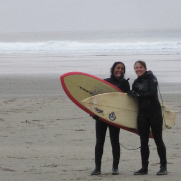 Summer 2010 - Surfing at Agate Beach, Newport, OR.