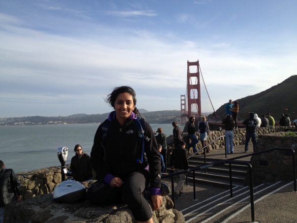 Feb 2012 - Biking the Golden Gate Bridge, San Francisco, CA.